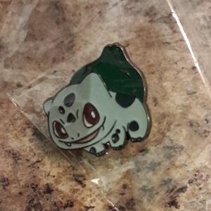 Pokemon Bulbasaur Pin - Green and Gray